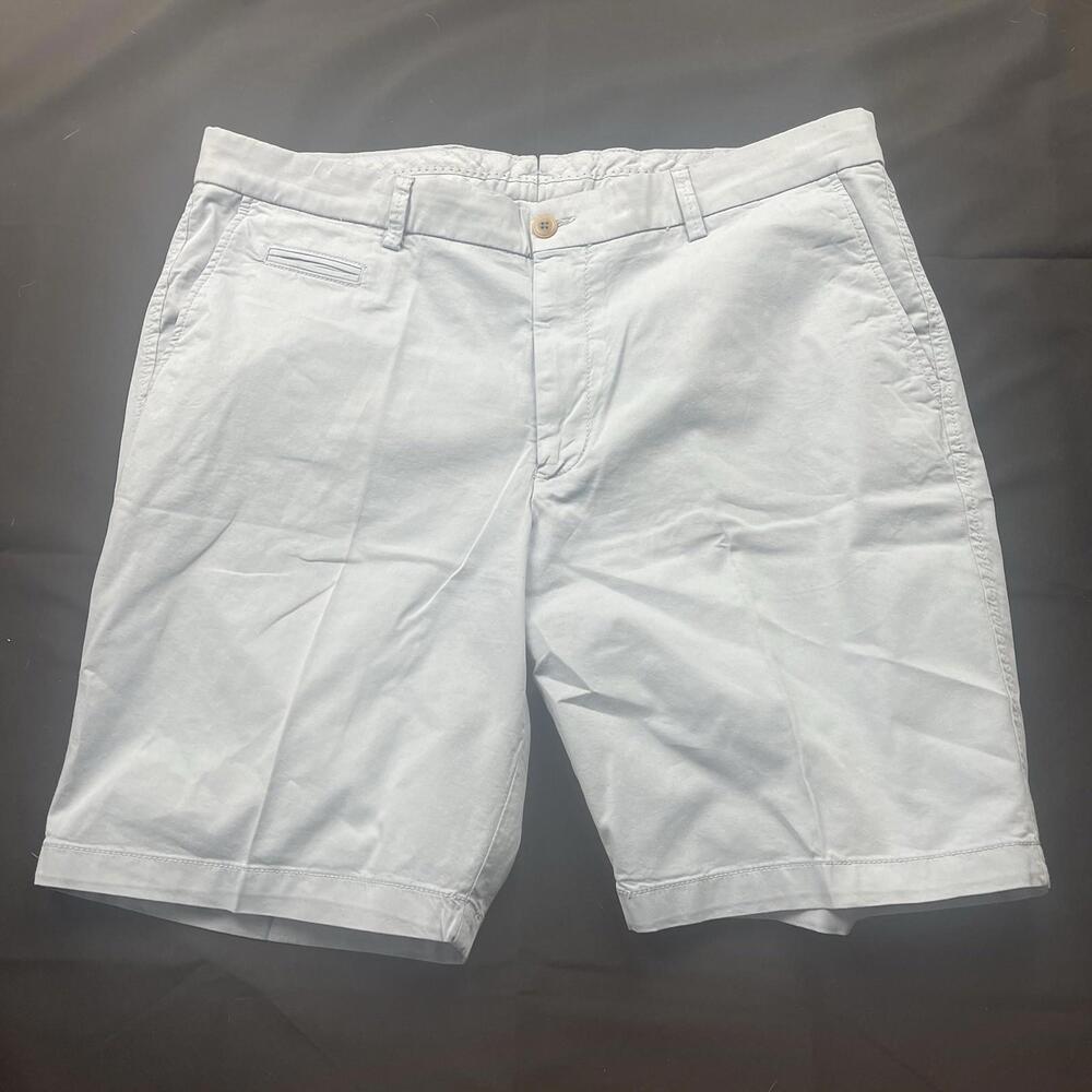 Ballin Drummond Flat Front Shorts Sz 38 Cobalt Blue Golf Summer 9 Inch Inseam